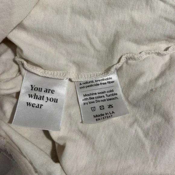 Mate the Label Tee Size Small Boatneck Top 100% Organic Cotton "Girlfriends" - Picture 14 of 14